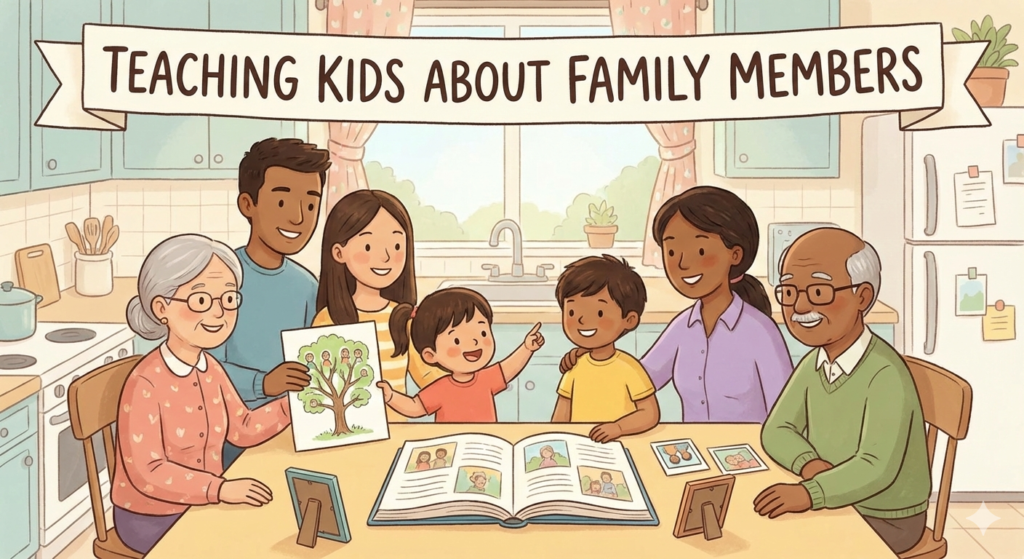 family members cho trẻ em