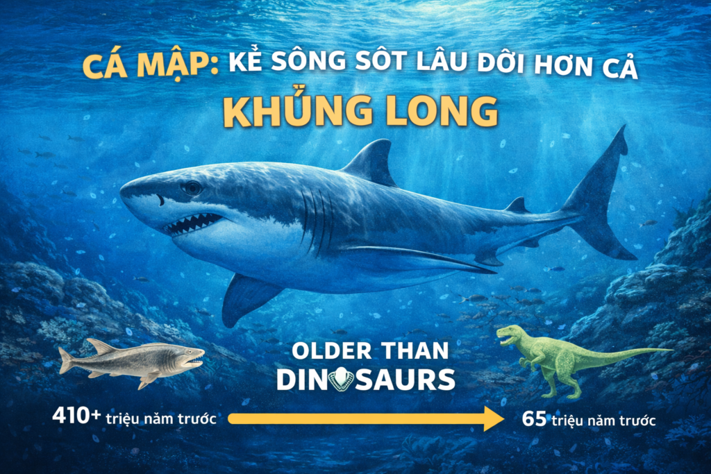 Cá mập – loài săn mồi lâu đời hơn khủng long