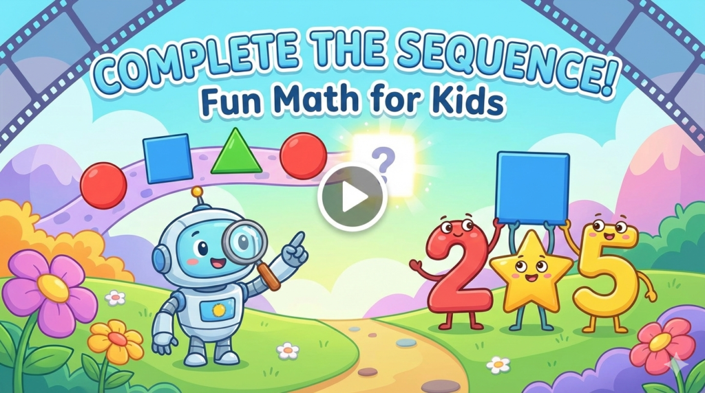 hoàn thành dãy số number patterns cho trẻ em