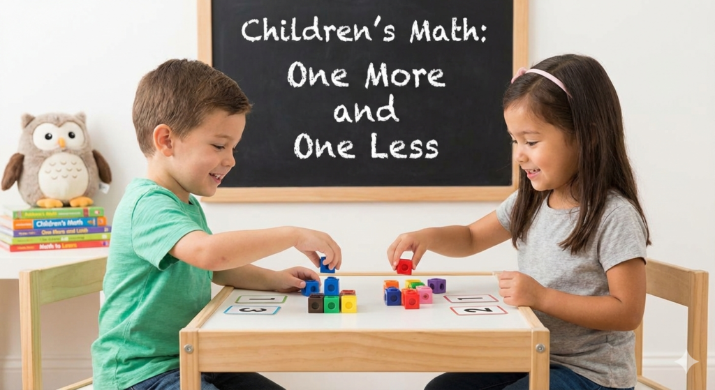 dạy bé học one more one less