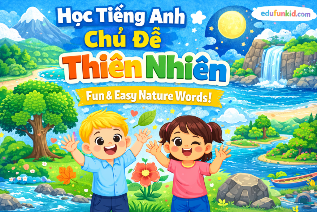 học tiếng Anh cho trẻ em chủ đề thiên nhiên