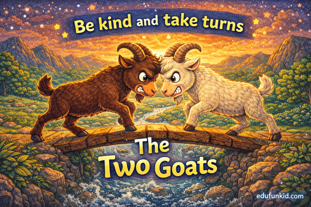 câu chuyện The Two Goats cho trẻ em